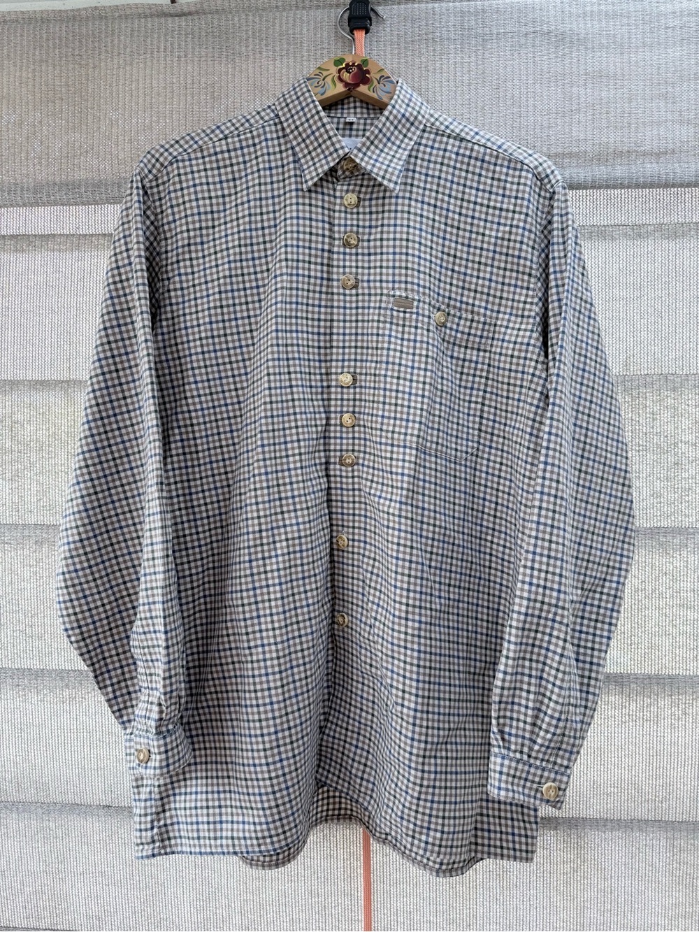 Imperial Landhaus Men's Long-Sleeve Plaid Trachten Shirt (Alpenmode)